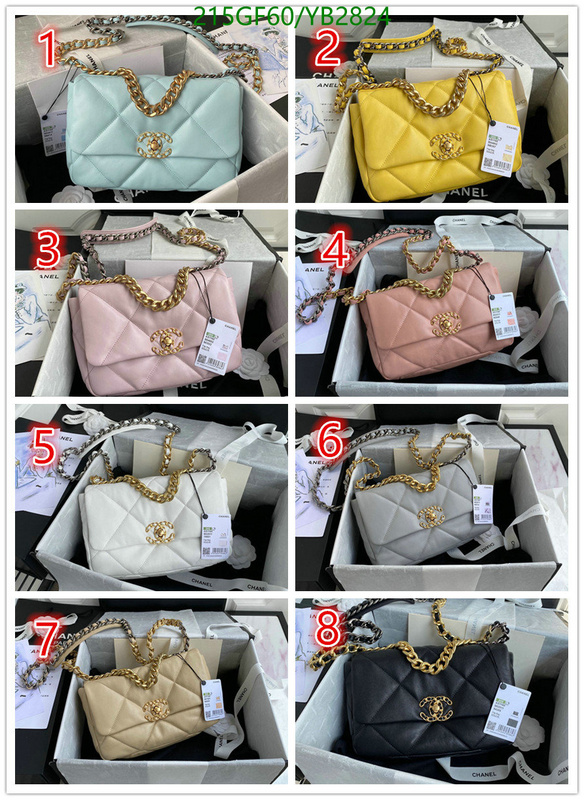 Chanel Bags -(Mirror)-Diagonal-,Code: YB2824,$: 215USD