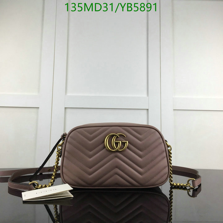 Gucci Bag-(Mirror)-Marmont,Code: YB5891,$: 135USD