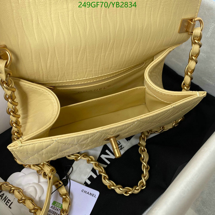 Chanel Bags -(Mirror)-Diagonal-,Code: YB2834,$: 249USD