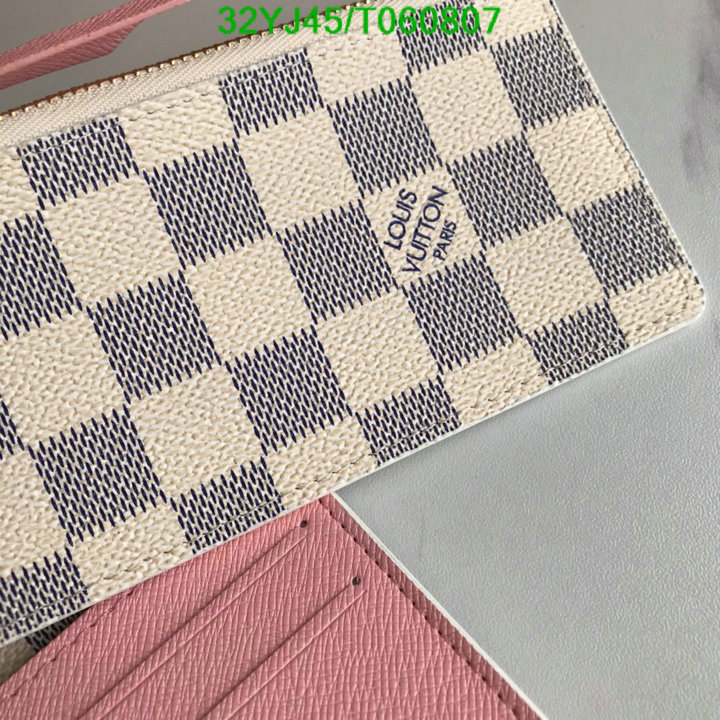 LV Bags-(4A)-Wallet-,Code: T060807,$: 32USD