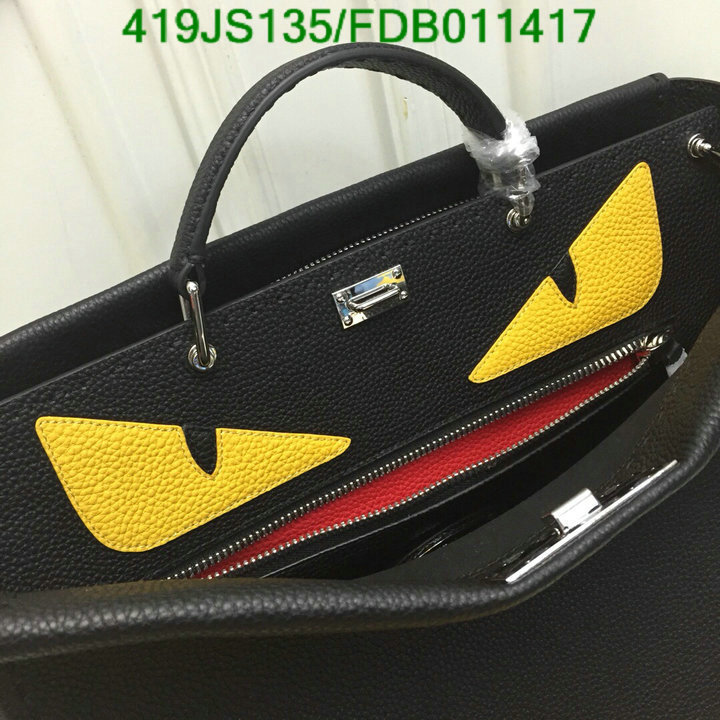 Fendi Bag-(Mirror)-Handbag-,Code: FDB011417,$: 419USD