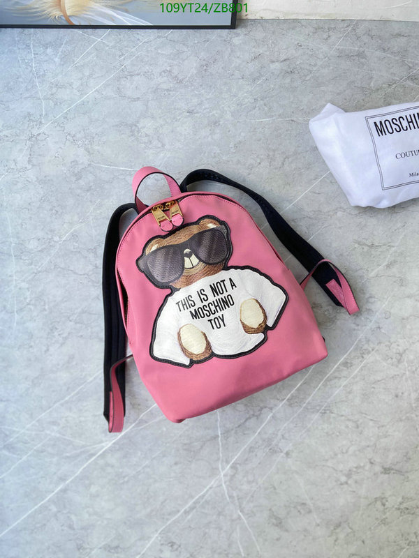 Moschino Bag-(Mirror)-Backpack-,Code: ZB801,$: 109USD