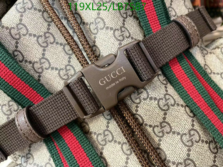 Gucci Bag-(4A)-Backpack-,Code: LB7587,$: 119USD