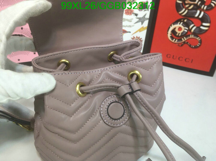 Gucci Bag-(4A)-Backpack-,Code: GGB032312,$: 99USD