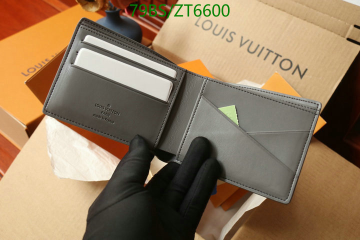 LV Bags-(Mirror)-Wallet-,Code: ZT6600,$: 79USD