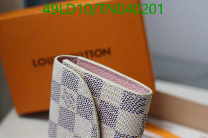 LV Bags-(Mirror)-Wallet-,Code: TN040201,$: 49USD