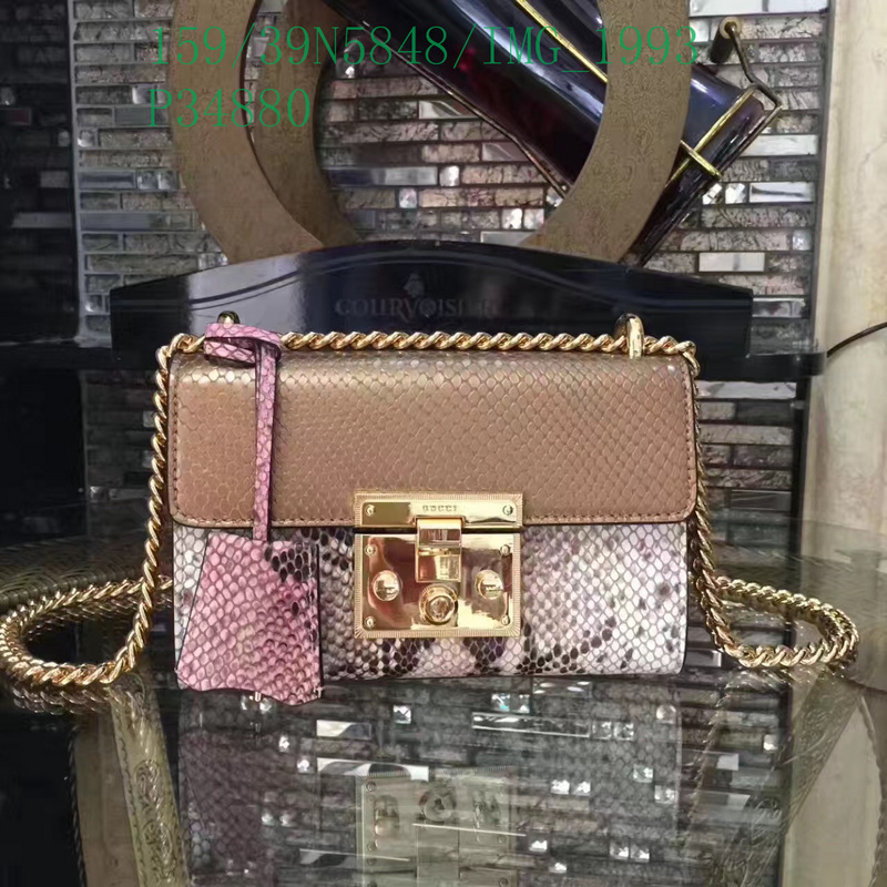 Gucci Bag-(Mirror)-Padlock,Code: GGB112739,$: 159USD