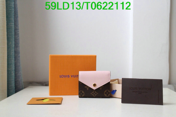 LV Bags-(Mirror)-Wallet-,Code: T0622112,$: 59USD