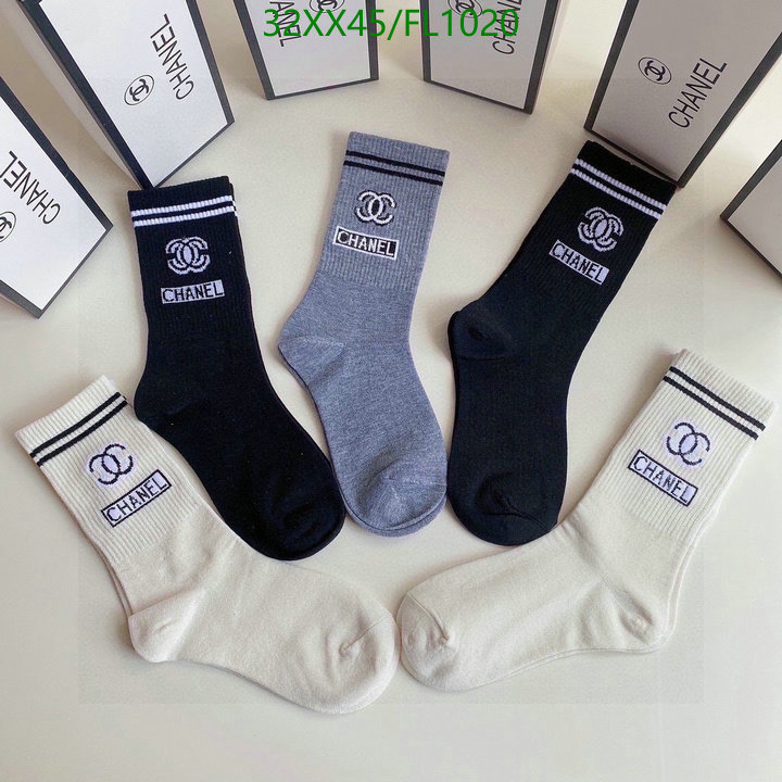 Sock-Chanel,Code: FL1020,$: 32USD