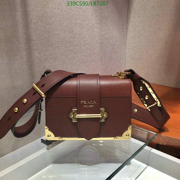 Prada Bag-(Mirror)-Diagonal-,Code: LB7287,$: 339USD