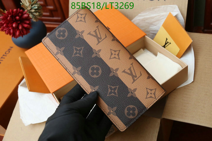 LV Bags-(Mirror)-Wallet-,Code: LT3269,$: 85USD