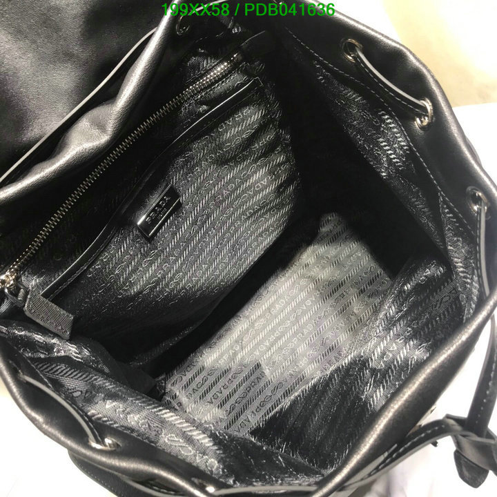 Prada Bag-(Mirror)-Backpack-,Code: PDB041636,$: 199USD