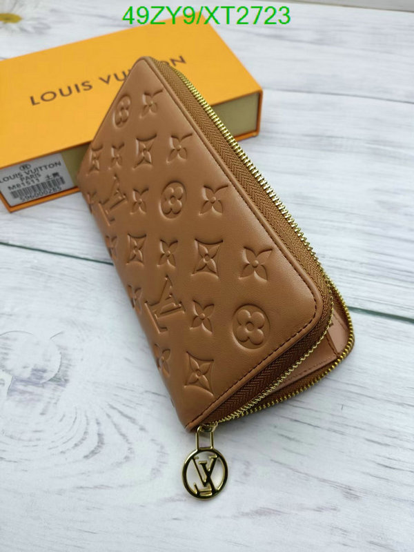 LV Bags-(4A)-Wallet-,Code: XT2723,$: 49USD