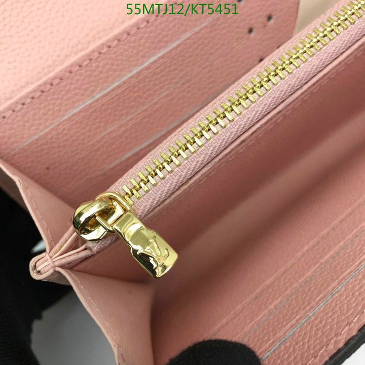 LV Bags-(4A)-Wallet-,Code: KT5451,$: 55USD