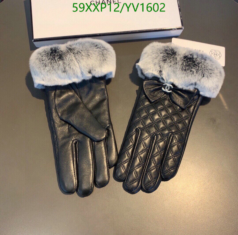 Gloves-Chanel, Code: YV1602,$: 59USD