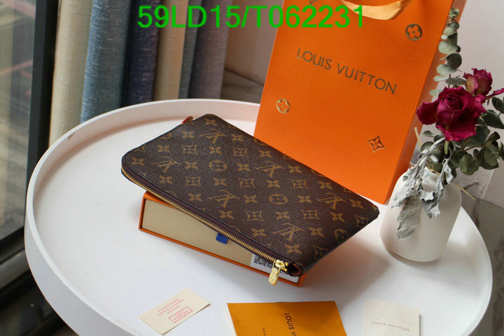 LV Bags-(Mirror)-Wallet-,Code: T062231,$: 59USD