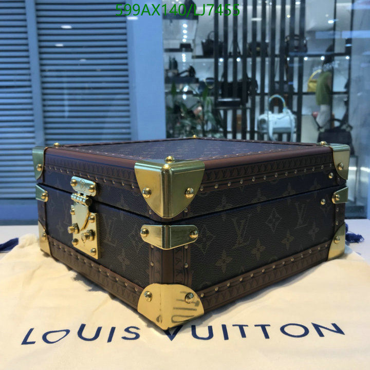 LV Bags-(Mirror)-Vanity Bag-,Code: LJ7455,$: 599USD