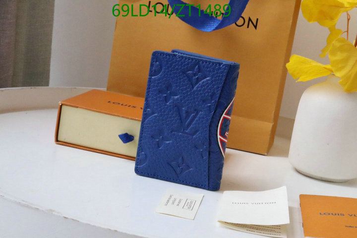 LV Bags-(Mirror)-Wallet-,Code: ZT1489,$: 69USD