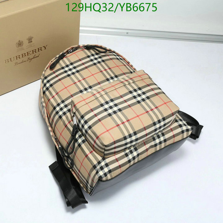Burberry Bag-(4A)-Backpack-,Code: YB6675,$: 129USD