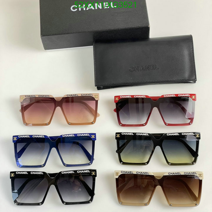 Glasses-Chanel, Code: XG3521,$: 52USD