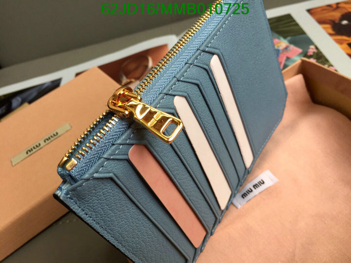 Miu Miu Bag-(Mirror)-Wallet-,Code: MMB010725,$: 62USD