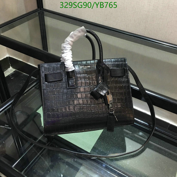 YSL Bag-(Mirror)-Handbag-,Code: YB765,