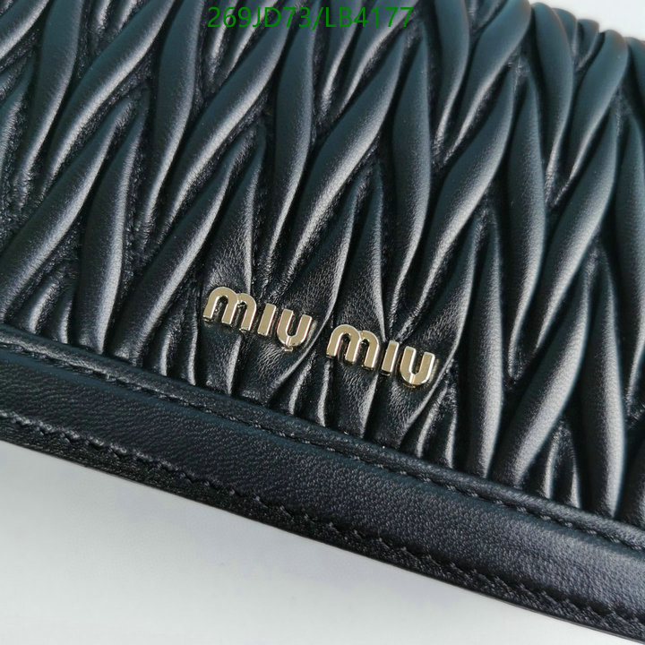 Miu Miu Bag-(Mirror)-Diagonal-,Code: LB4177,$: 269USD