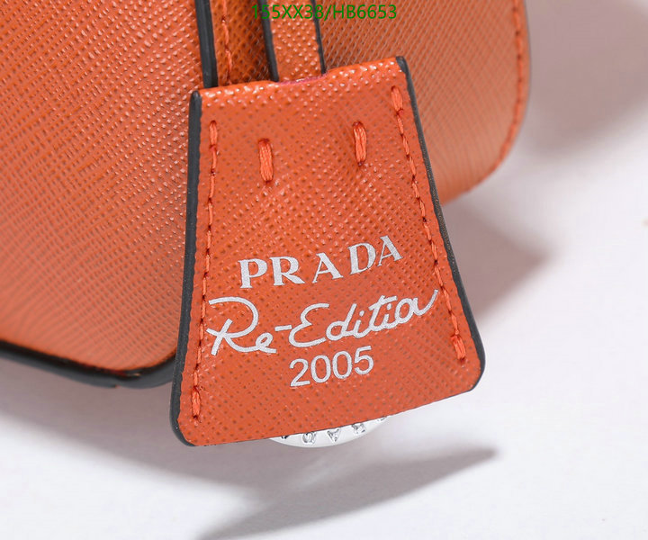 Prada Bag-(Mirror)-Re-Edition 2005,Code: HB6653,$: 155USD