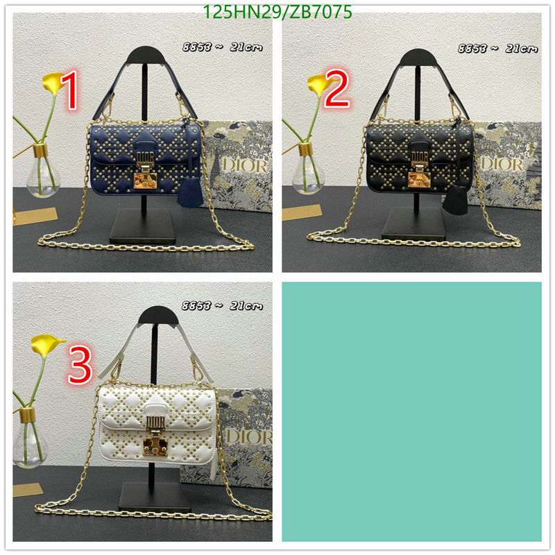 Dior Bags-(4A)-Other Style-,Code: ZB7075,$: 125USD