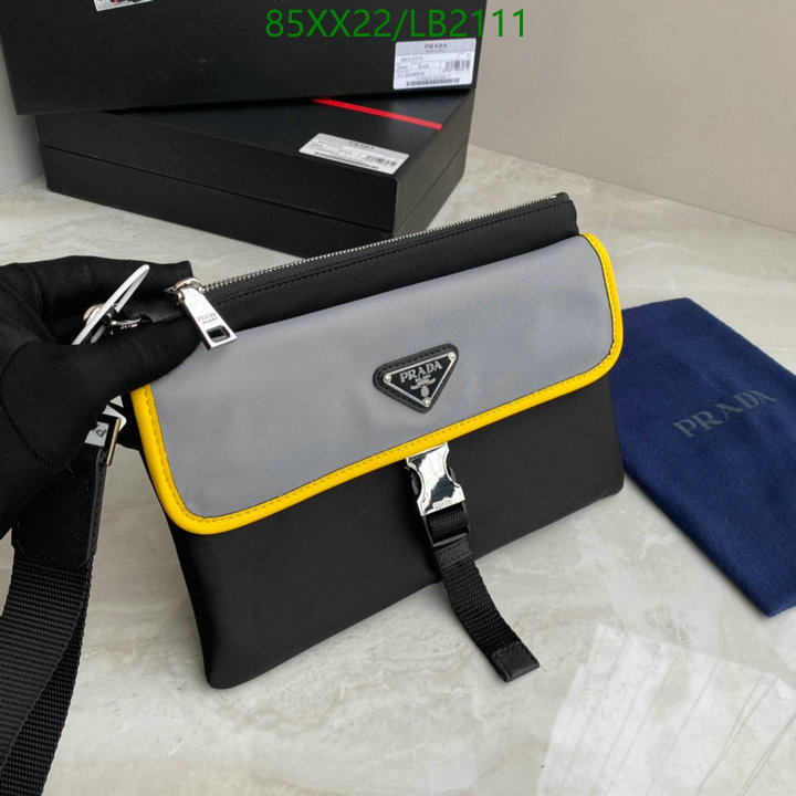 Prada Bag-(Mirror)-Diagonal-,Code: LB2111,$: 85USD