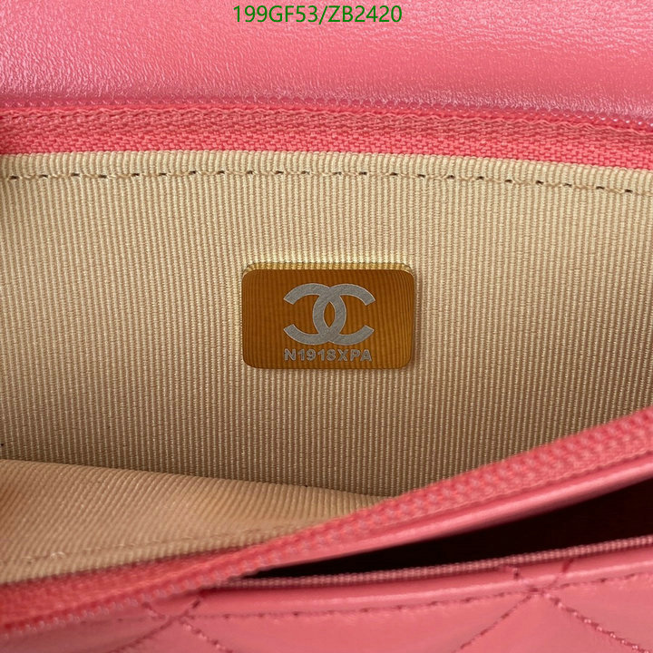 Chanel Bags -(Mirror)-Diagonal-,Code: ZB2420,$: 199USD