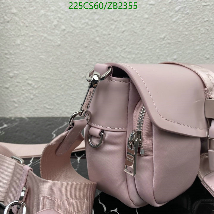 Prada Bag-(Mirror)-Diagonal-,Code: ZB2355,$: 225USD