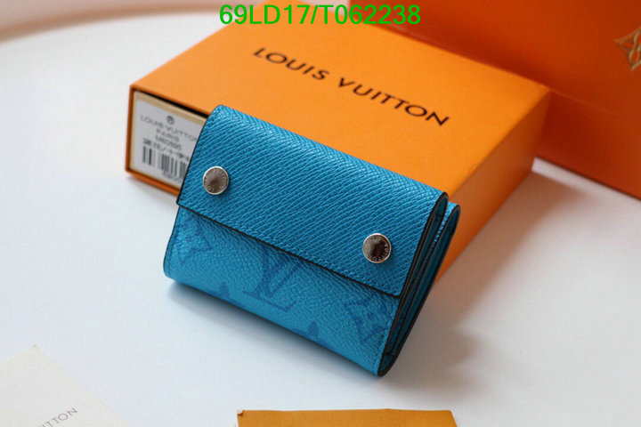 LV Bags-(Mirror)-Wallet-,Code: T062238,$: 69USD