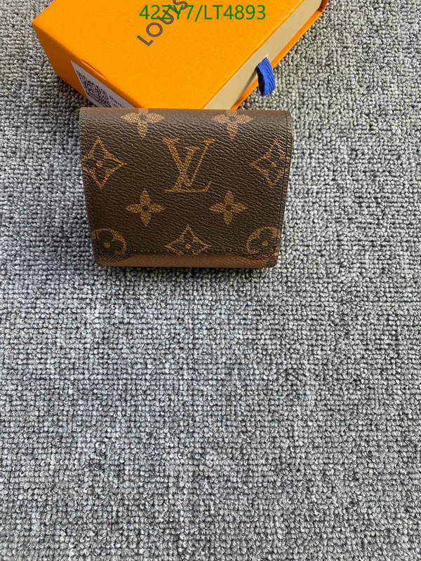 LV Bags-(4A)-Wallet-,Code: LT4893,$: 42USD