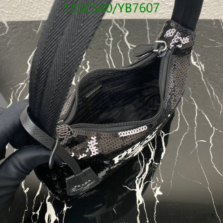 Prada Bag-(Mirror)-Re-Edition 2000,Code: YB7607,$: 155USD