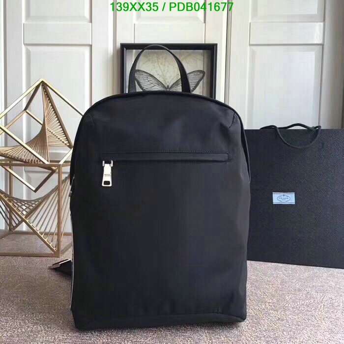 Prada Bag-(Mirror)-Backpack-,Code: PDB041677,$: 139USD