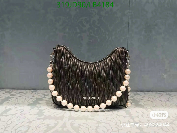 Miu Miu Bag-(Mirror)-Handbag-,Code: LB4184,$: 319USD