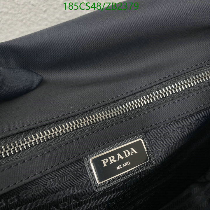 Prada Bag-(Mirror)-Diagonal-,Code: ZB2379,$: 185USD