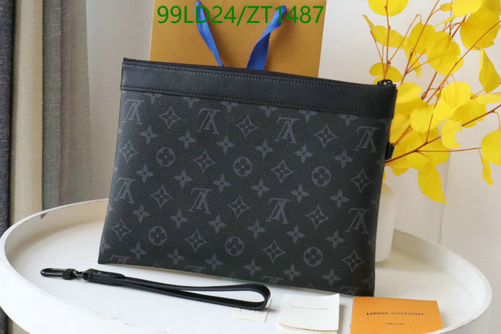 LV Bags-(Mirror)-Wallet-,Code: ZT1487,$: 99USD