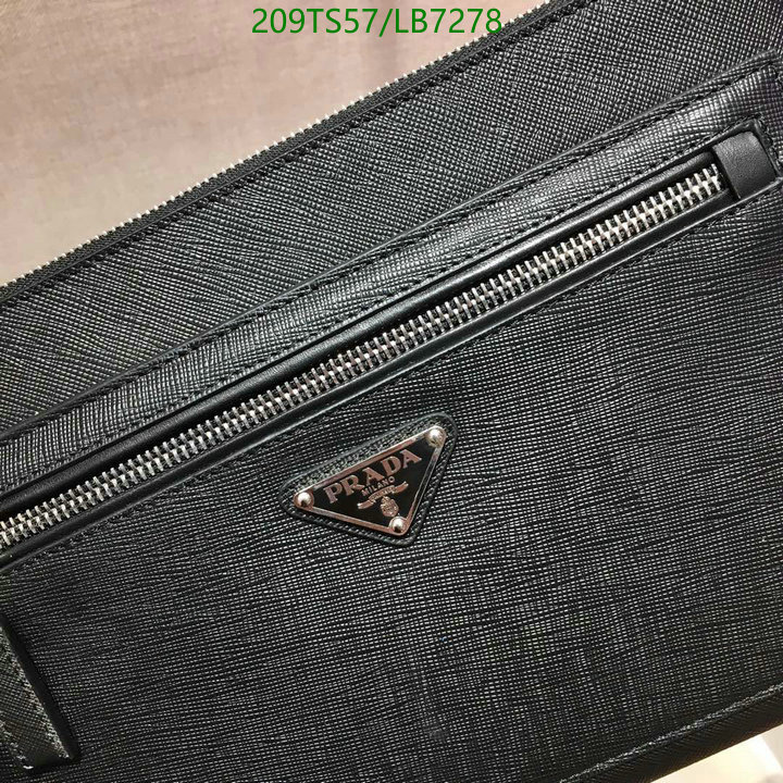 Prada Bag-(Mirror)-Diagonal-,Code: LB7278,$: 209USD