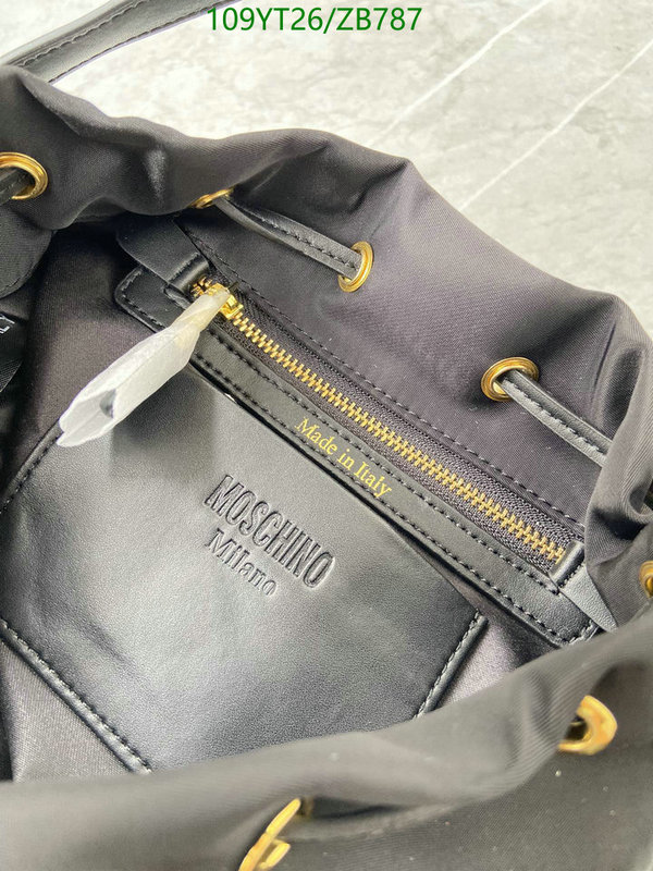 Moschino Bag-(Mirror)-Handbag-,Code: ZB787,$: 109USD