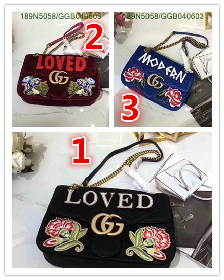 Gucci Bag-(Mirror)-Marmont,Code:GGB040603,$: 189USD