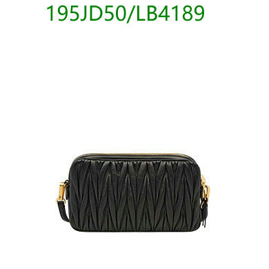 Miu Miu Bag-(Mirror)-Diagonal-,Code: LB4189,$: 195USD