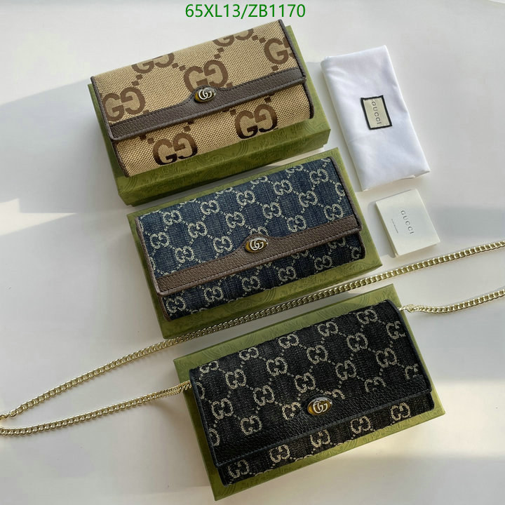 Gucci Bag-(4A)-Diagonal-,Code: ZB1170,$: 65USD