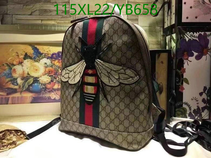 Gucci Bag-(4A)-Backpack-,Code: YB658,$: 115USD
