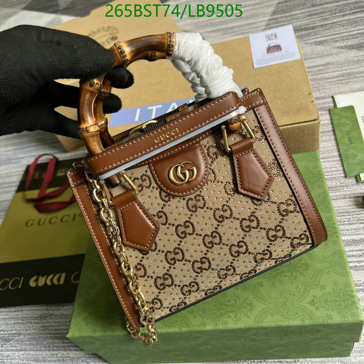 Gucci Bag-(Mirror)-Diana-Bamboo-,Code: LB9505,$: 265USD