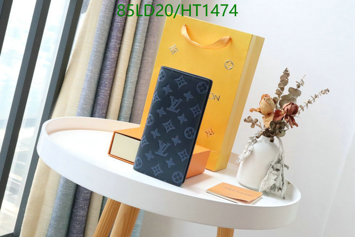 LV Bags-(Mirror)-Wallet-,Code: HT1474,$: 85USD