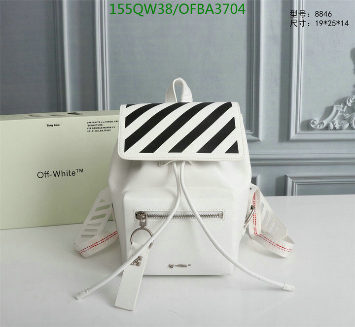 Off-White Bag-(Mirror)-Backpack-,Code: OFBA3704,$: 155USD