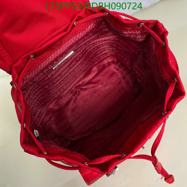 Prada Bag-(Mirror)-Backpack-,Code:PDBH090724,$:175USD