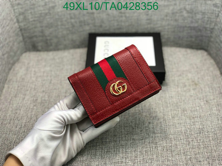 Gucci Bag-(4A)-Wallet-,Code:TA0428356,$: 49USD